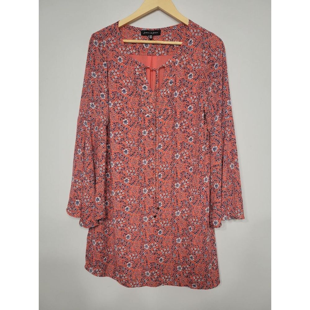 Jasmine & Juliana Tunic Floral Blouse Dress Size 6 Small